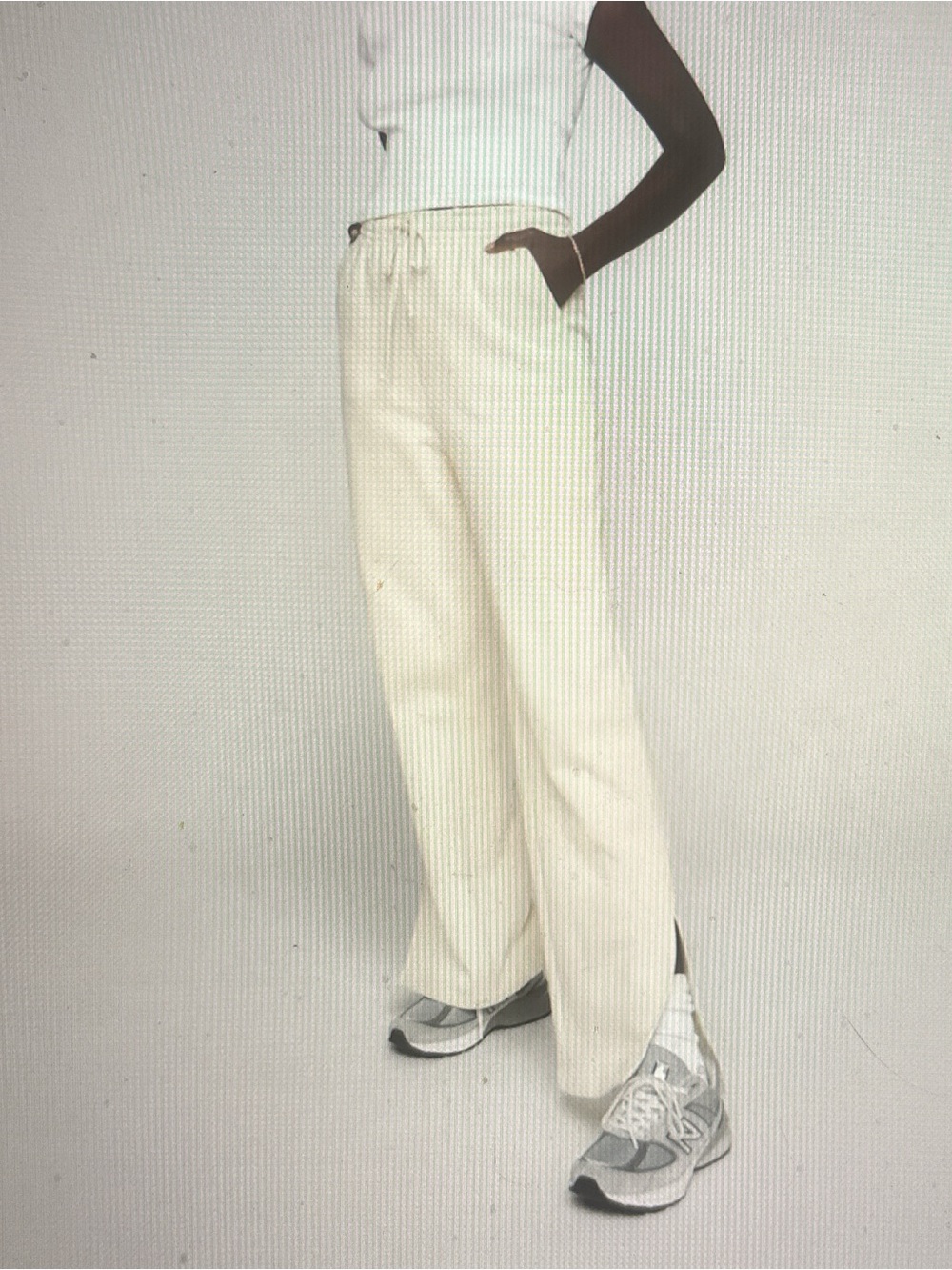 Reformation Cream Wide-Leg Sweatpants for Men
